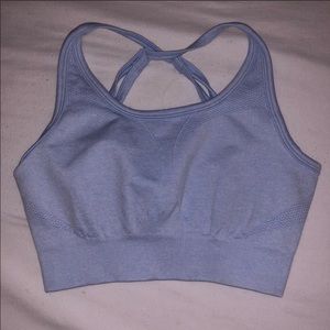 AYBL blue sports bra size S